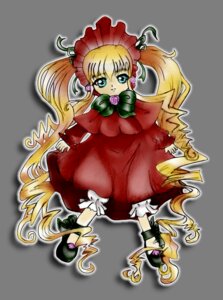 Rating: Safe Score: 0 Tags: 1girl black_footwear blonde_hair bloomers blue_eyes bonnet bow bowtie dress full_body green_bow image long_hair long_sleeves looking_at_viewer red_capelet red_dress rose shinku shoes solo standing very_long_hair User: admin