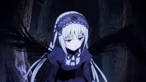 Rating: Safe Score: 0 Tags: 1girl bangs black_dress black_wings closed_mouth dress eyebrows_visible_through_hair frills hairband image juliet_sleeves long_hair long_sleeves looking_at_viewer outdoors puffy_sleeves red_eyes ribbon silver_hair solo suigintou tree very_long_hair wings User: admin