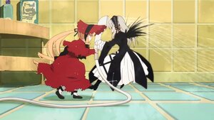 Rating: Safe Score: 0 Tags: blonde_hair dress image long_hair long_sleeves multiple_girls outdoors pair shinku suigintou very_long_hair User: admin