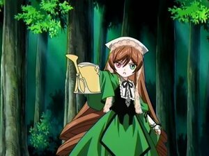 Rating: Safe Score: 0 Tags: 1girl brown_hair dress forest green_dress green_eyes heterochromia image long_hair long_sleeves nature open_mouth outdoors red_eyes ribbon solo suiseiseki tree very_long_hair watering_can User: admin