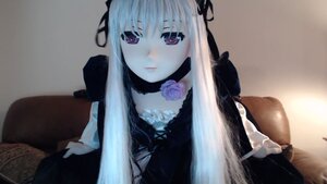 Rating: Safe Score: 0 Tags: 1girl bangs black_dress black_ribbon chair choker dress flower frills hairband long_hair long_sleeves looking_at_viewer purple_eyes rose silver_hair solo suigintou User: admin