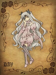 Rating: Safe Score: 0 Tags: 1girl boots cross-laced_footwear dress flower frills hair_flower hair_ornament image kirakishou knee_boots long_hair rose solo thigh_boots thorns very_long_hair vines yellow_eyes User: admin