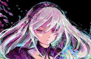 Rating: Safe Score: 0 Tags: 1girl black_background black_ribbon closed_mouth detached_collar dress floating_hair frills hairband image long_hair looking_at_viewer ribbon solo suigintou upper_body User: admin