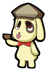 Rating: Safe Score: 0 Tags: bow bowtie cabbie_hat clothed_pokemon full_body gen_1_pokemon hat kunkun looking_at_viewer no_humans pokemon_(creature) smile solo standing striped white_background User: admin