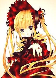 Rating: Safe Score: 0 Tags: 1girl blonde_hair blue_eyes bow dress drill_hair image long_hair long_sleeves looking_at_viewer red_dress shinku simple_background solo twin_drills twintails upper_body white_background User: admin