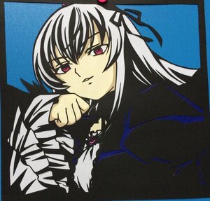 Rating: Safe Score: 0 Tags: 1girl black_ribbon black_wings dress frills hair_ribbon image long_hair long_sleeves looking_at_viewer pink_eyes ribbon shikishi silver_hair simple_background solo suigintou traditional_media upper_body wings User: admin