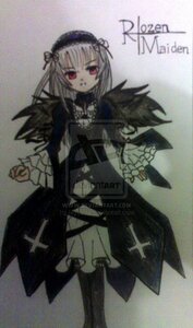 Rating: Safe Score: 0 Tags: 1girl bangs black_ribbon boots dress frilled_sleeves frills full_body hairband image long_hair long_sleeves looking_at_viewer red_eyes ribbon simple_background solo standing suigintou wings User: admin