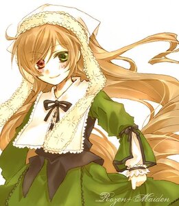 Rating: Safe Score: 0 Tags: 1girl black_ribbon brown_hair dress frills green_dress green_eyes hat head_scarf heterochromia image long_hair long_sleeves looking_at_viewer red_eyes ribbon simple_background smile solo suiseiseki twin_drills very_long_hair white_background User: admin