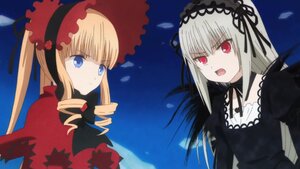 Rating: Safe Score: 0 Tags: 2girls blonde_hair blue_eyes bonnet dress drill_hair flower hairband image lolita_fashion lolita_hairband long_hair long_sleeves multiple_girls open_mouth pair red_eyes ribbon shinku silver_hair suigintou twin_drills twintails User: admin