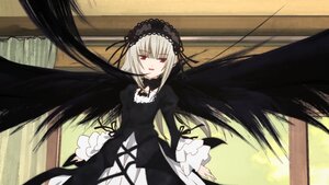 Rating: Safe Score: 0 Tags: 1girl auto_tagged black_dress black_ribbon black_wings cross-laced_clothes dress frills hairband image long_hair long_sleeves looking_at_viewer red_eyes ribbon rose silver_hair solo suigintou very_long_hair wings User: admin