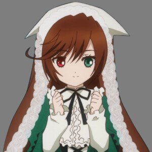 Rating: Safe Score: 0 Tags: 1girl brown_hair camera closed_mouth dress frills green_dress green_eyes heterochromia image long_hair long_sleeves looking_at_viewer neck_ribbon red_eyes ribbon smile solo suiseiseki transparent_background upper_body User: admin