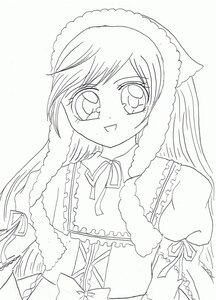Rating: Safe Score: 0 Tags: 1girl blush dress frills image long_hair long_sleeves monochrome open_mouth puffy_sleeves ribbon smile solo suiseiseki traditional_media upper_body User: admin