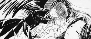 Rating: Safe Score: 0 Tags: 2girls blush closed_eyes dress frills greyscale hairband image kakizaki_megu long_hair long_sleeves monochrome multiple_girls sleeping solo suigintou User: admin