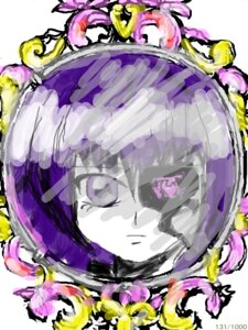 Rating: Safe Score: 0 Tags: 1girl barasuishou face flower image looking_at_viewer portrait purple_eyes purple_hair solo User: admin