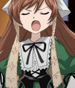 Rating: Safe Score: 0 Tags: 1girl brown_hair closed_eyes frills green_dress head_scarf image long_hair long_sleeves neck_ribbon open_mouth ribbon solo suiseiseki upper_body User: admin