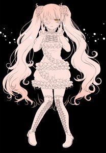 Rating: Safe Score: 0 Tags: 1girl boots cross-laced_footwear dress flower frills full_body hair_flower hair_ornament hatsune_miku image kirakishou knee_boots lace-up_boots long_hair monochrome pink_hair rose solo thigh_boots thighhighs twintails very_long_hair User: admin