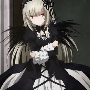 Rating: Safe Score: 0 Tags: 1girl black_dress black_wings closed_mouth dress expressionless flower frills hairband image long_hair long_sleeves looking_at_viewer red_eyes ribbon rose silver_hair solo suigintou very_long_hair wings User: admin