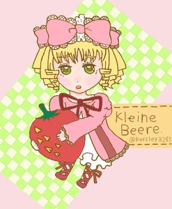 Rating: Safe Score: 0 Tags: 1girl argyle argyle_background argyle_legwear blonde_hair board_game bow checkered checkered_background checkered_floor chess_piece cookie dress drill_hair green_eyes hina_ichigo hinaichigo image perspective pink_bow plaid_background short_hair solo tile_floor tiles User: admin