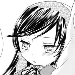 Rating: Safe Score: 0 Tags: 1girl blush close-up face greyscale looking_at_viewer monochrome ribbon solo User: admin