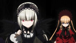 Rating: Safe Score: 0 Tags: 2girls auto_tagged blonde_hair blue_eyes bow dress frills hairband image long_hair long_sleeves looking_at_viewer multiple_girls pair red_eyes shinku silver_hair suigintou wings User: admin