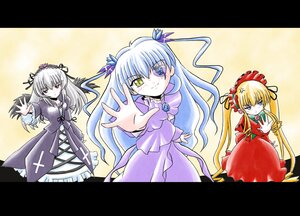 Rating: Safe Score: 0 Tags: 3girls artist_request barasuishou blonde_hair blue_eyes bow crossover dress flower frills hairband hare_hare_yukai image letterboxed long_hair long_sleeves looking_at_viewer multiple multiple_girls outstretched_hand parody red_dress ribbon rozen_maiden shinku silver_hair smile suigintou suzumiya_haruhi_no_yuuutsu tagme twintails very_long_hair wings yellow_eyes User: admin