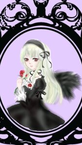 Rating: Safe Score: 0 Tags: 1girl black_dress black_wings dress flower frills hairband holding image juliet_sleeves long_hair long_sleeves looking_at_viewer puffy_sleeves red_eyes red_flower ribbon rose solo suigintou wings User: admin