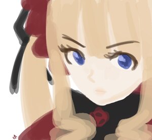 Rating: Safe Score: 0 Tags: 1girl blonde_hair blue_eyes face image looking_at_viewer shinku signature simple_background smile solo User: admin