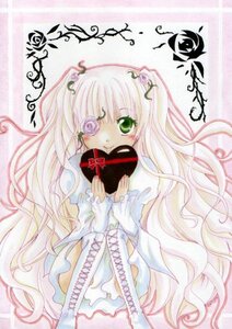 Rating: Safe Score: 0 Tags: 1girl boots chocolate cross-laced_footwear dress eyepatch flower green_eyes hair_ornament heart image kirakishou long_hair solo thigh_boots thighhighs traditional_media valentine very_long_hair white_footwear User: admin