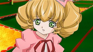 Rating: Safe Score: 0 Tags: 1girl blonde_hair dress drill_hair green_eyes hina_ichigo hinaichigo image looking_at_viewer pink_bow pink_dress puffy_sleeves ribbon short_hair solo upper_body User: admin