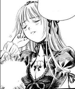 Rating: Safe Score: 0 Tags: 1girl blush closed_eyes dress greyscale hijiri_byakuren image letterboxed long_hair monochrome solo suigintou traditional_media upper_body User: admin