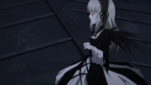 Rating: Safe Score: 0 Tags: 1girl black_ribbon black_wings closed_mouth dress frills hairband image juliet_sleeves long_hair long_sleeves profile red_eyes ribbon silver_hair solo suigintou very_long_hair wings User: admin