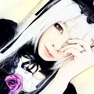 Rating: Safe Score: 0 Tags: 1girl auto_tagged black_ribbon choker closed_mouth eyelashes face flower looking_at_viewer nail_polish portrait red_eyes ribbon rose solo suigintou white_hair User: admin