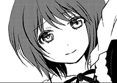 Rating: Safe Score: 0 Tags: 1girl closed_mouth greyscale image looking_at_viewer monochrome portrait short_hair simple_background smile solo souseiseki white_background User: admin