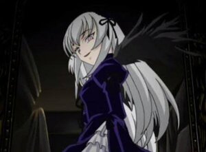 Rating: Safe Score: 0 Tags: 1girl black_dress black_ribbon black_wings dress frills image long_hair long_sleeves looking_at_viewer puffy_sleeves ribbon silver_hair smile solo suigintou upper_body wings User: admin