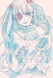 Rating: Safe Score: 0 Tags: 1girl auto_tagged eyepatch flower hair_flower image kirakishou long_hair looking_at_viewer nail_polish red_flower rose smile solo upper_body User: admin