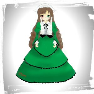Rating: Safe Score: 0 Tags: 1girl auto_tagged brown_hair dress frills green_dress green_eyes hat heterochromia image long_hair long_sleeves looking_at_viewer red_eyes smile solo standing suiseiseki twintails very_long_hair watering_can User: admin