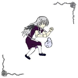 Rating: Safe Score: 0 Tags: 1girl dress image jewelry kishin_sagume long_hair monochrome profile shoes short_sleeves smile solo solo_wing suigintou wings User: admin