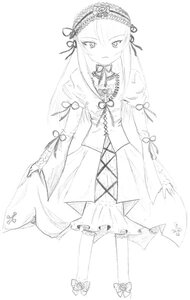 Rating: Safe Score: 0 Tags: 1girl bug butterfly closed_mouth dress frills greyscale hairband image insect lolita_hairband long_hair long_sleeves looking_at_viewer monochrome ribbon simple_background sleeves_past_wrists solo suigintou very_long_hair white_background User: admin