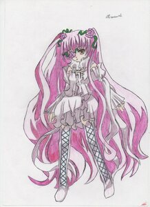 Rating: Safe Score: 0 Tags: 1girl boots dress flower frills hair_flower hair_ornament image kirakishou long_hair pink_hair rose solo thigh_boots thighhighs traditional_media very_long_hair User: admin