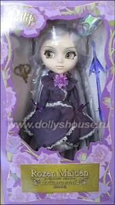Rating: Safe Score: 0 Tags: 1girl barasuishou black_dress character_name doll dress flower frilled_dress frills gothic_lolita in_container lolita_fashion long_hair long_sleeves looking_at_viewer purple_dress purple_flower purple_rose rose solo two_side_up very_long_hair User: admin