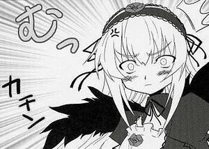 Rating: Safe Score: 0 Tags: 1girl anger_vein angry dress eyebrows_visible_through_hair greyscale hairband image lolita_hairband long_hair looking_at_viewer monochrome ribbon solo suigintou upper_body wings User: admin