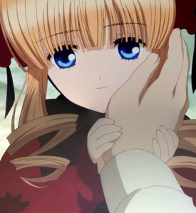 Rating: Safe Score: 0 Tags: 1girl bangs blonde_hair blue_eyes bow drill_hair image long_hair long_sleeves looking_at_viewer ribbon shinku solo twin_drills twintails User: admin