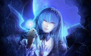 Rating: Safe Score: 0 Tags: 1girl blue_flower blue_rose blue_theme commentary_request doll_joints dress feathers flower frills full_moon hairband image joints looking_at_viewer moon purple_eyes rose rozen_maiden silver_hair smile solo suigintou sumito white_hair wings User: admin