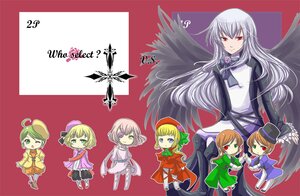 Rating: Safe Score: 0 Tags: 6+girls blonde_hair blue_eyes bow brown_hair chibi dress green_eyes green_hair hat heterochromia hina_ichigo image kanaria long_hair multiple multiple_boys multiple_girls one_eye_closed red_eyes shinku short_hair smile souseiseki suigintou suiseiseki tagme wings User: admin