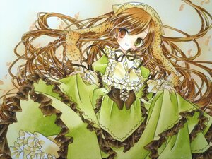 Rating: Safe Score: 0 Tags: 1girl brown_hair dress frills green_dress heterochromia image lolita_fashion long_hair long_sleeves looking_at_viewer marker_(medium) ribbon skirt_hold smile solo suiseiseki traditional_media very_long_hair watercolor_(medium) User: admin