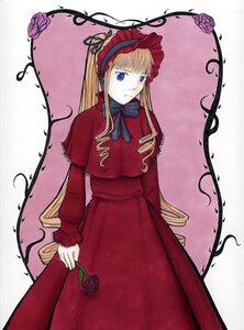 Rating: Safe Score: 0 Tags: 1girl auto_tagged blonde_hair blue_eyes bonnet bow dress drill_hair flower image long_hair long_sleeves looking_at_viewer pink_flower pink_rose red_capelet red_dress red_flower red_rose rose shinku solo thorns twintails User: admin