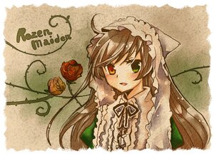 Rating: Safe Score: 0 Tags: 1girl ama_(amamori) brown_hair commentary_request dress flower frills green_eyes hat heterochromia image long_hair long_sleeves looking_at_viewer lowres red_eyes ribbon rose rozen_maiden solo suiseiseki very_long_hair User: admin