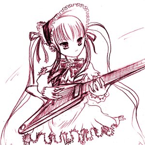 Rating: Safe Score: 0 Tags: 1girl bonnet dress drill_hair frills image long_hair long_sleeves looking_at_viewer monochrome shinku simple_background solo standing twin_drills twintails very_long_hair white_background User: admin