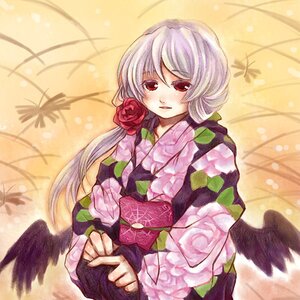 Rating: Safe Score: 0 Tags: 1girl black_wings blush feathered_wings flower image long_hair long_sleeves looking_at_viewer red_eyes red_flower rose solo solo_wing suigintou twintails umbrella white_wings wings User: admin