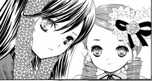 Rating: Safe Score: 0 Tags: 2girls blush drill_hair face flower greyscale hair_flower hair_ornament image kanaria looking_at_viewer monochrome multiple_girls pair ribbon rose suiseiseki User: admin